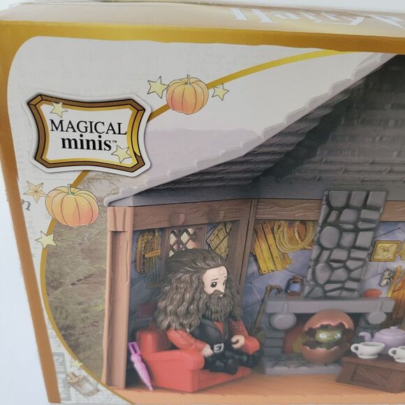 Wizard Harry Potter Magical Minis Hagrid Hut Playset Norbert Figure Toy Hermione - Picture 7 of 14